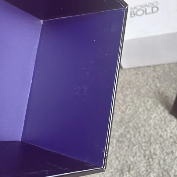 Movado Bold White Black Watch Box EMPTY - Picture 5 of 6